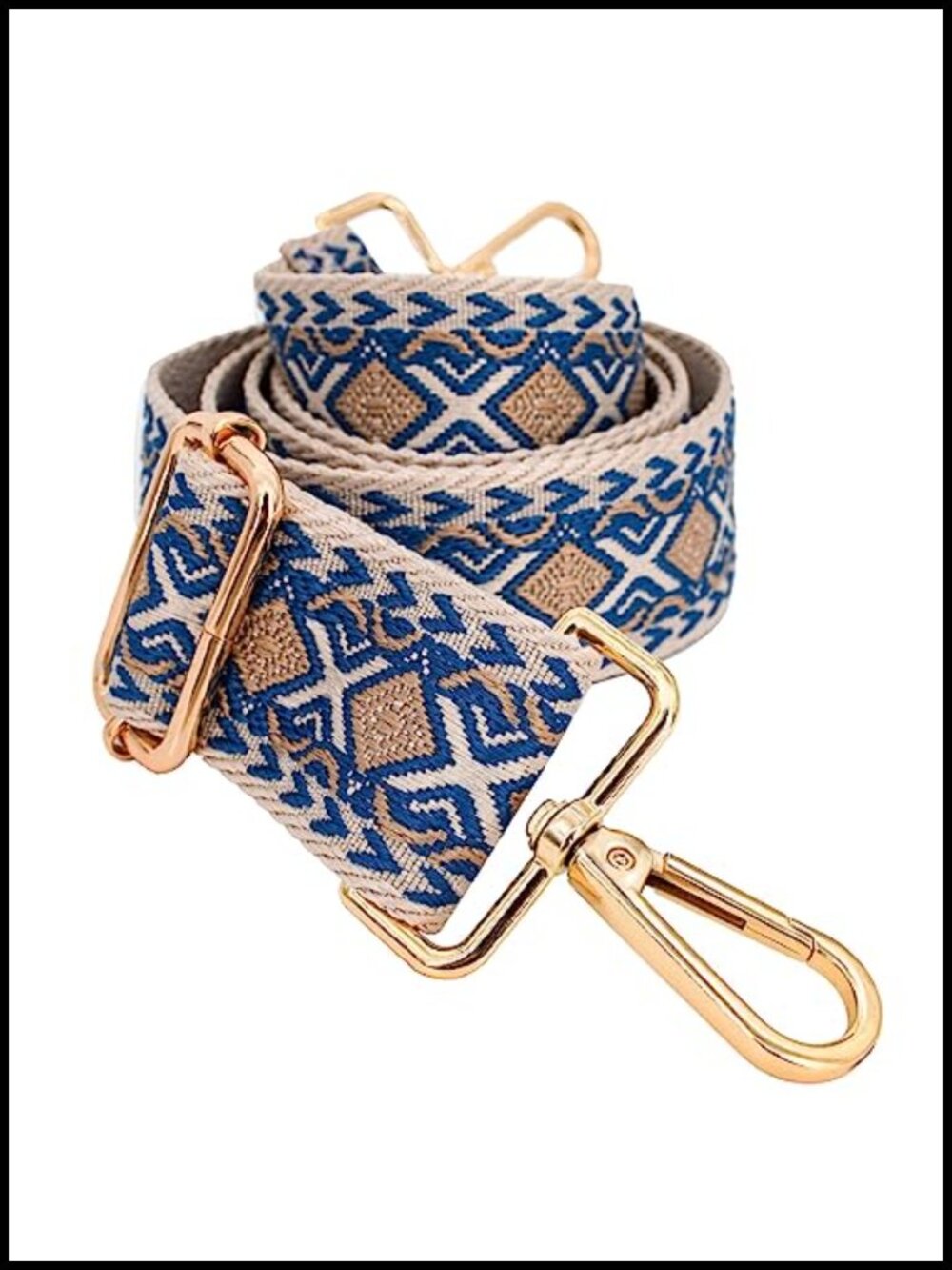 Purse Strap Replacement Polyester Adjustable Crossbody Shoulder Strap for